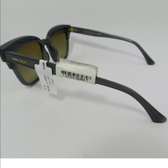 *SOLD* JIMMY CHOO Sunglasses Gray Glittery NEW - Picture 6 of 9